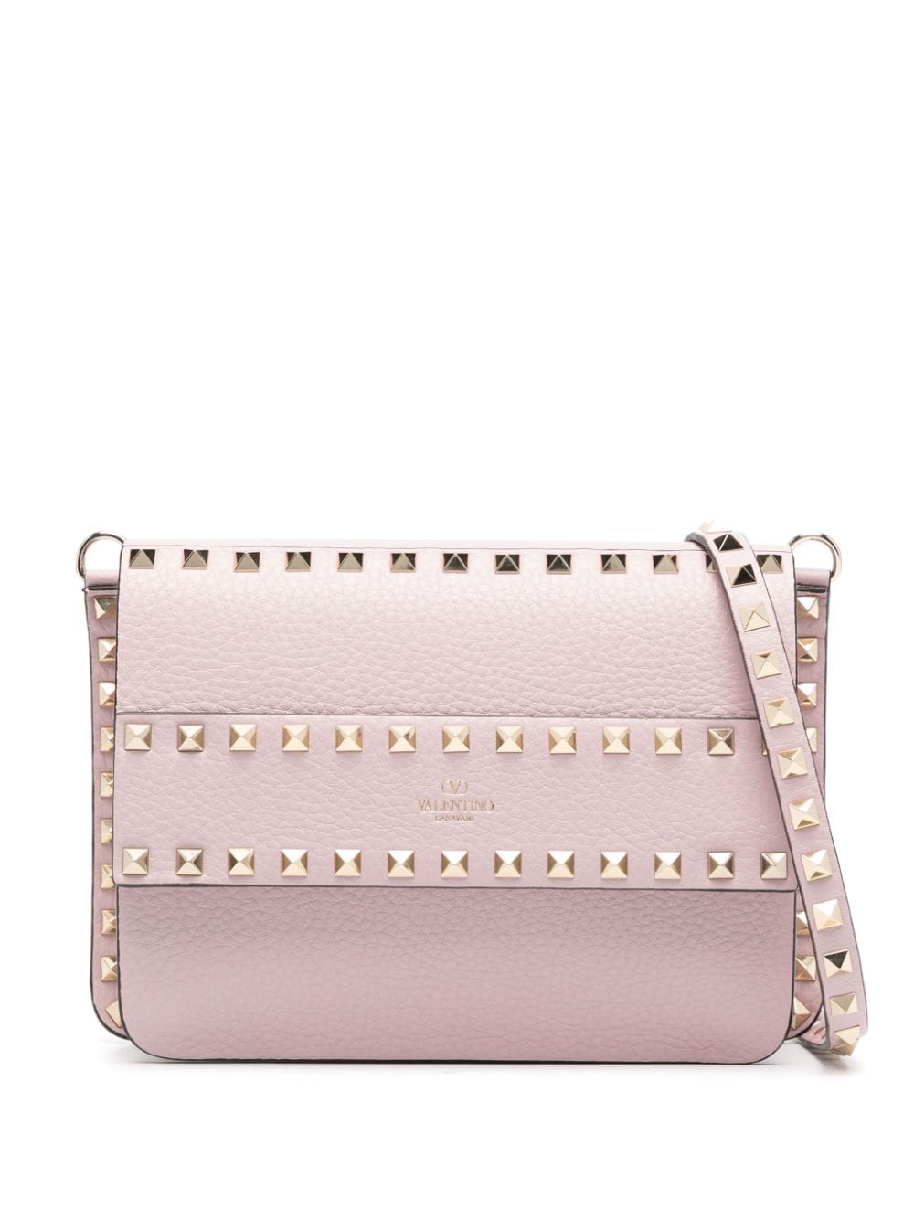 VALENTINO GARAVANI VALENTINO GARAVANI- Rockstud Leather Shoulder Bag