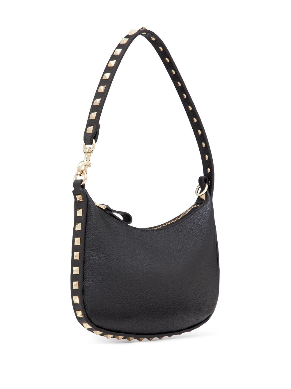 VALENTINO GARAVANI VALENTINO GARAVANI- Rockstud Mini Leather Hobo Bag