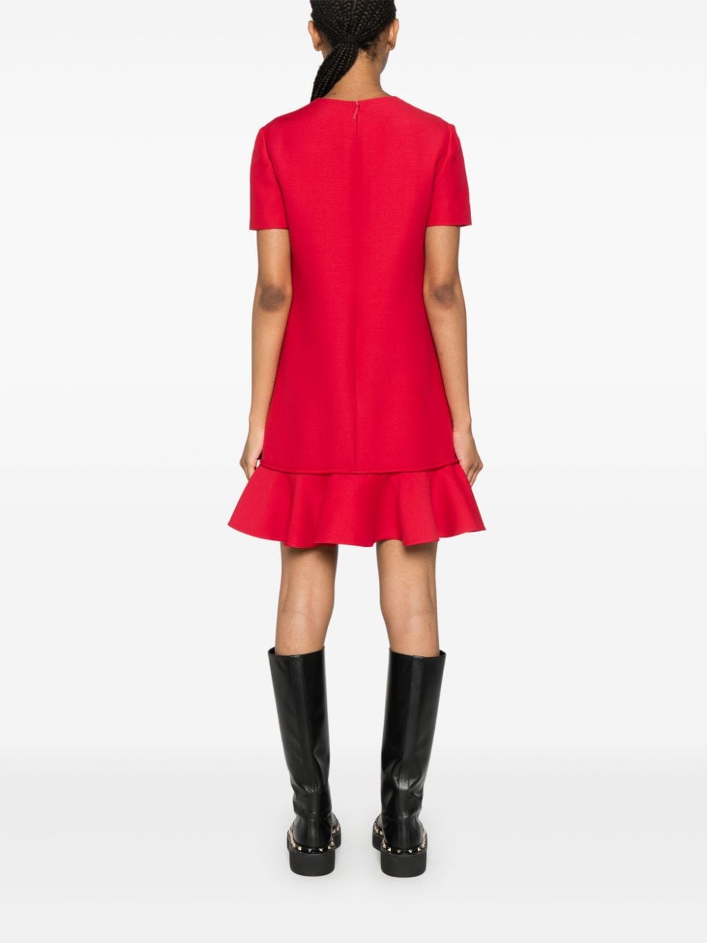 Valentino VALENTINO- Wool And Silk Blend Mini Dress