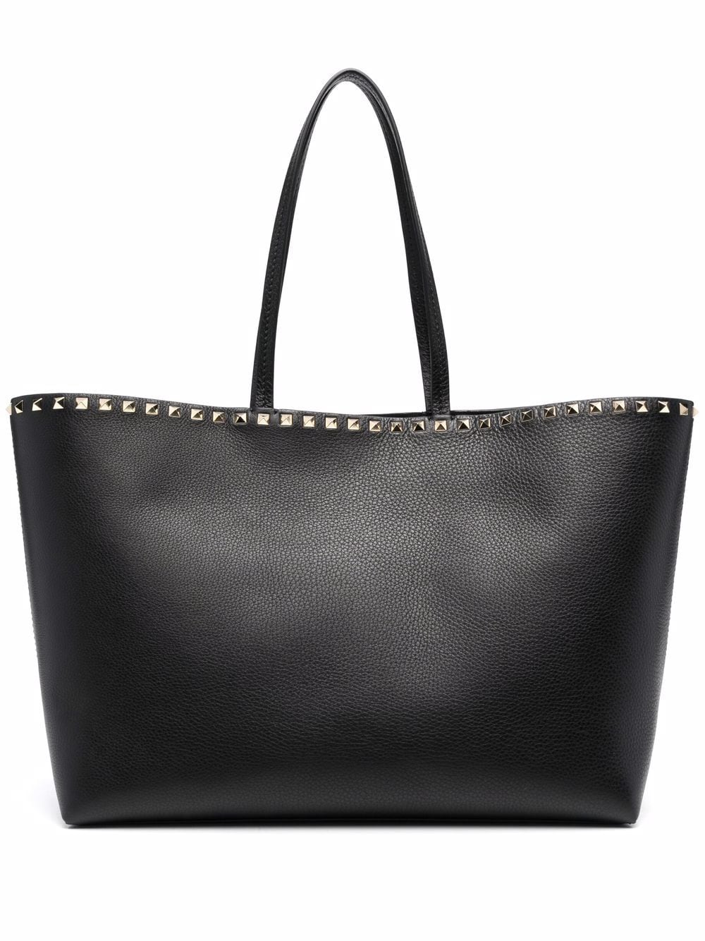 VALENTINO GARAVANI VALENTINO GARAVANI- Rockstud Leather Tote Bag