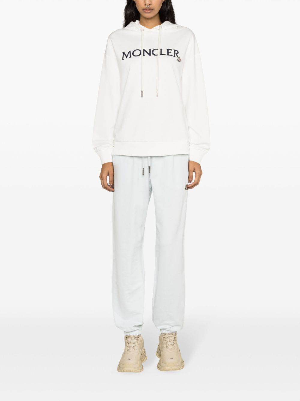 Moncler MONCLER- Logo Cotton Hoodie