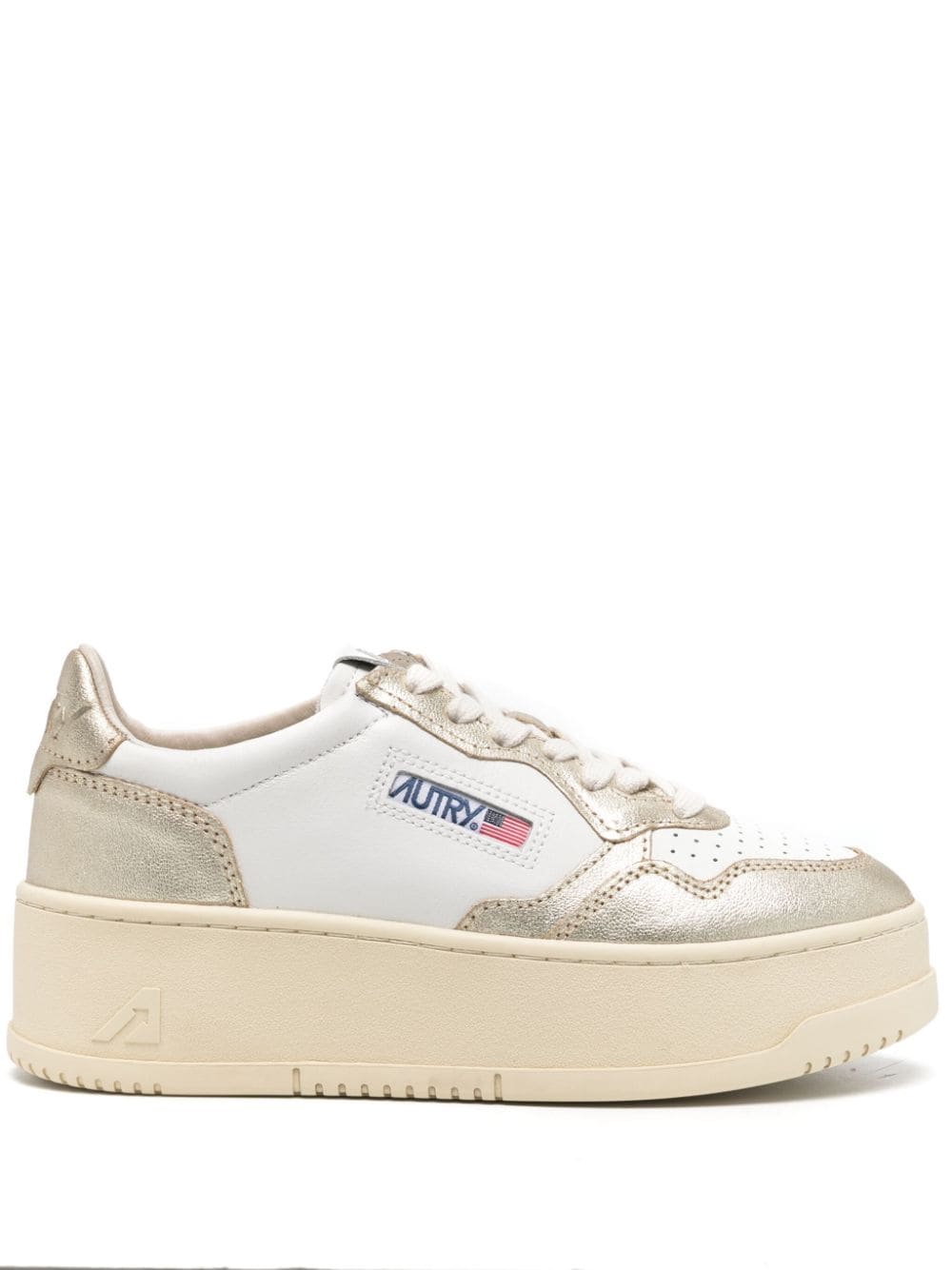 AUTRY AUTRY- Platform Low Leather Sneakers