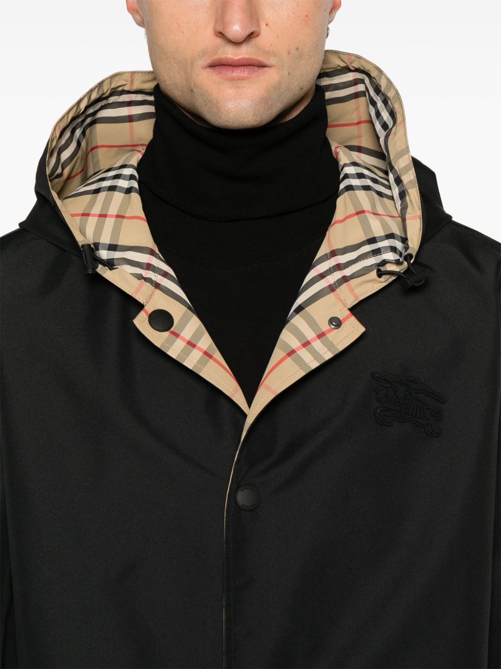 Burberry BURBERRY- Check Nylon Reversible Jacket