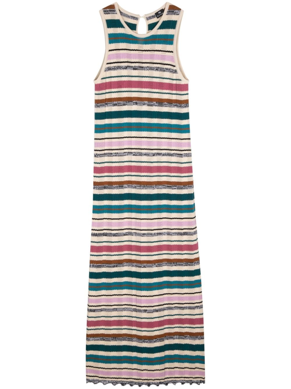 Ps Paul Smith PS PAUL SMITH- Striped Knit Midi Dress