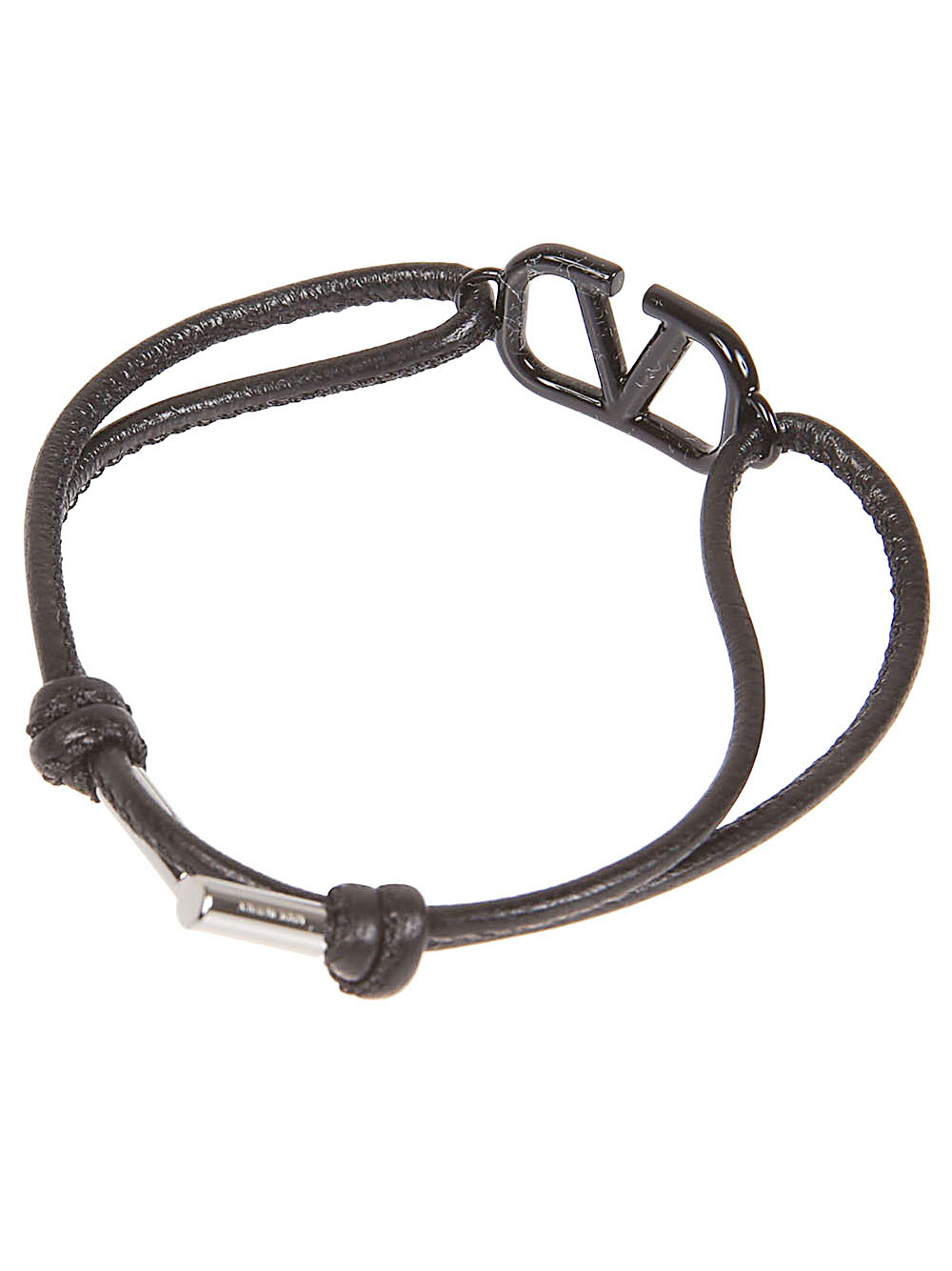 VALENTINO GARAVANI VALENTINO GARAVANI- Vlogo Signature Leather Bracelet