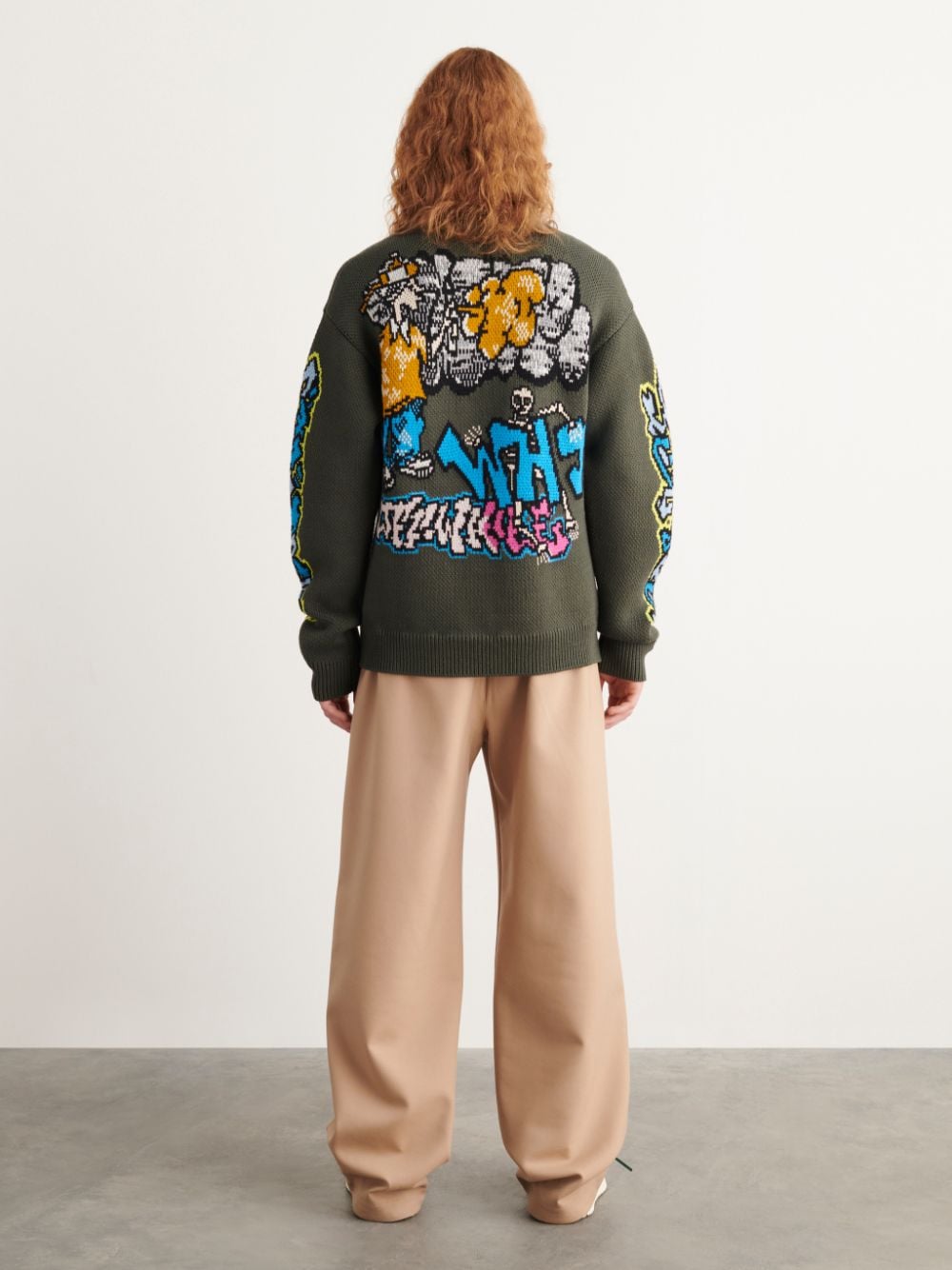 OFF-WHITE OFF-WHITE- Wool Blend Crewneck Jumper