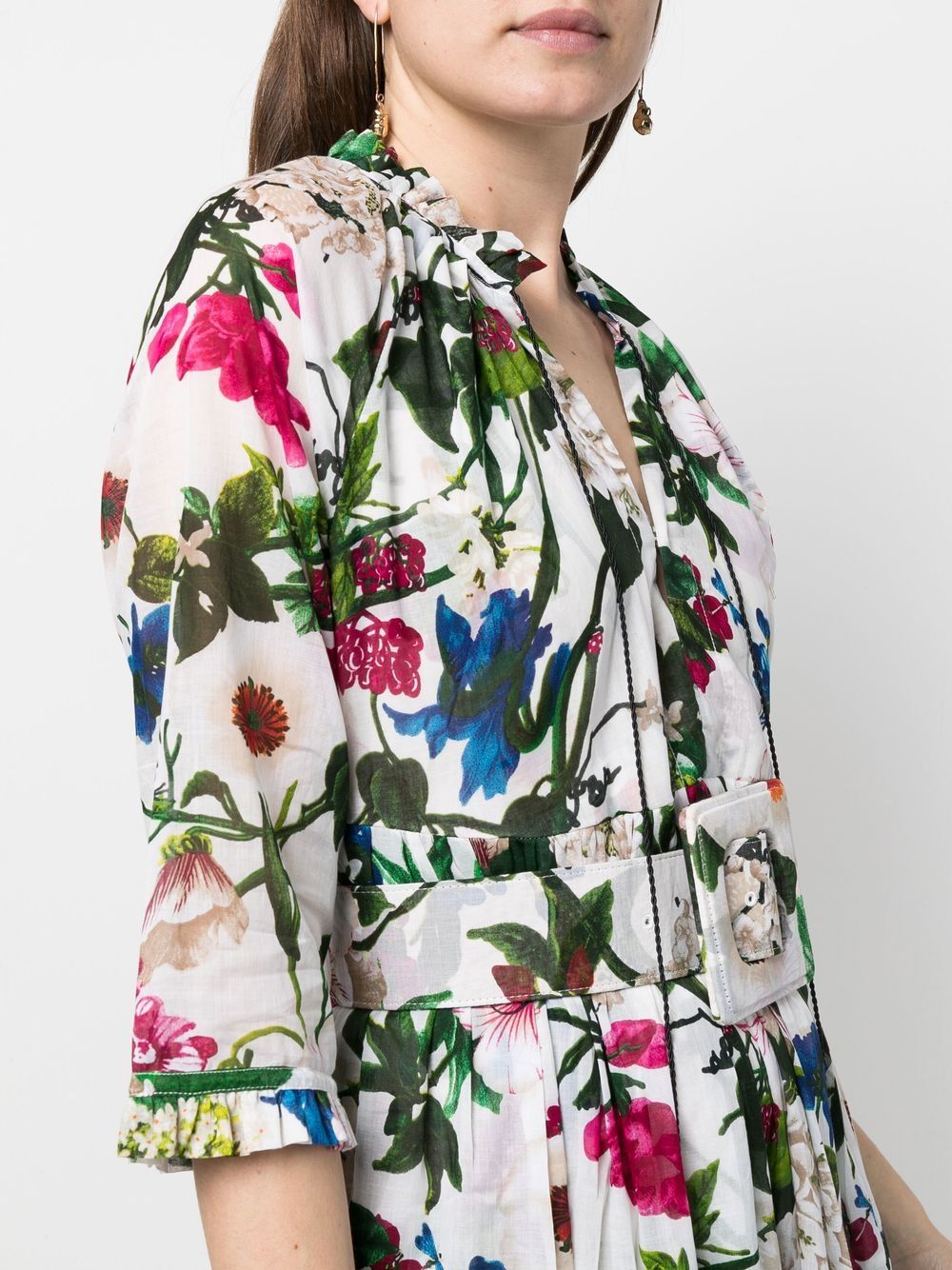 Samantha Sung SAMANTHA SUNG- Floral Print Long Dress
