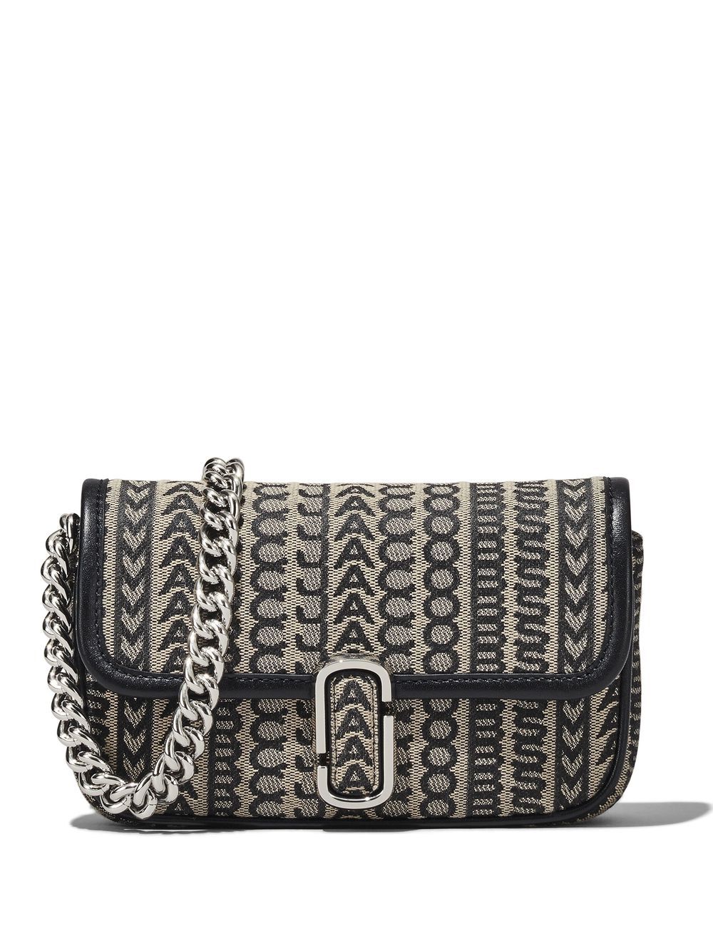 Marc Jacobs MARC JACOBS- The Monogram J Marc Mini Jacquard Shoulder Bag