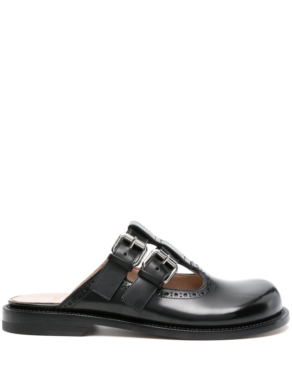 Loewe LOEWE- Campo Mary Jane Leather Mules