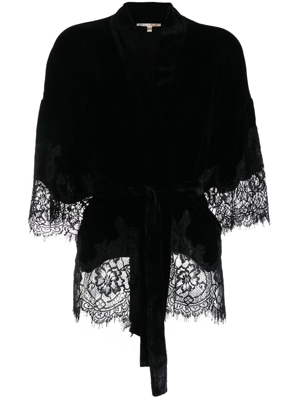 Goldhawk GOLDHAWK- Velvet Short Kimono