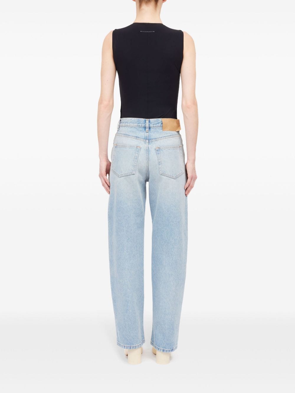 MM6 Maison Margiela MM6 MAISON MARGIELA- Striagh-leg Denim Jeans