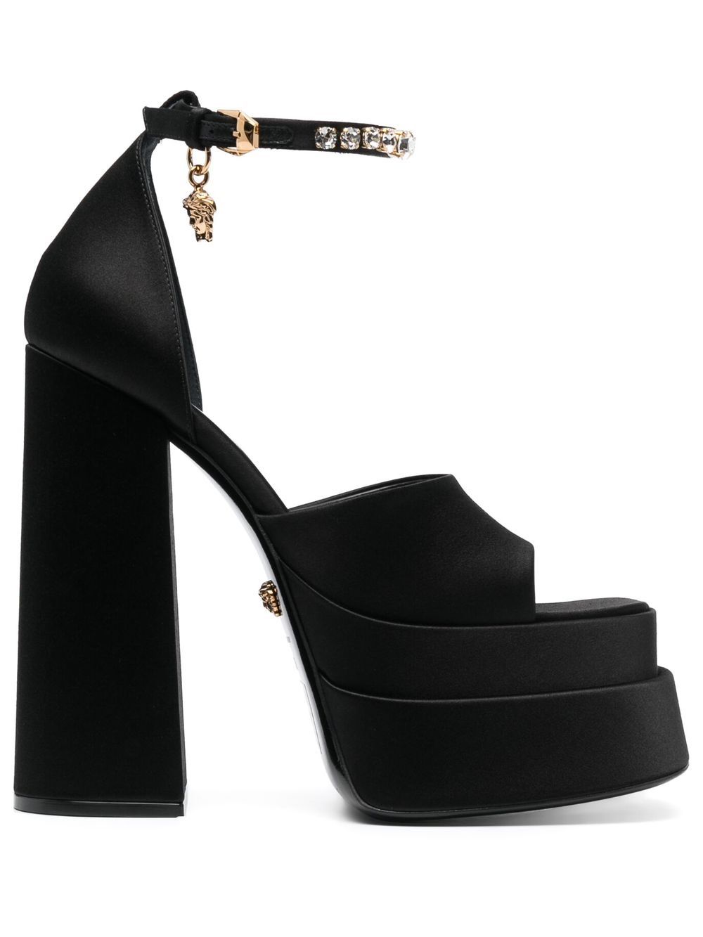 Versace VERSACE- Satin Platform Sandals