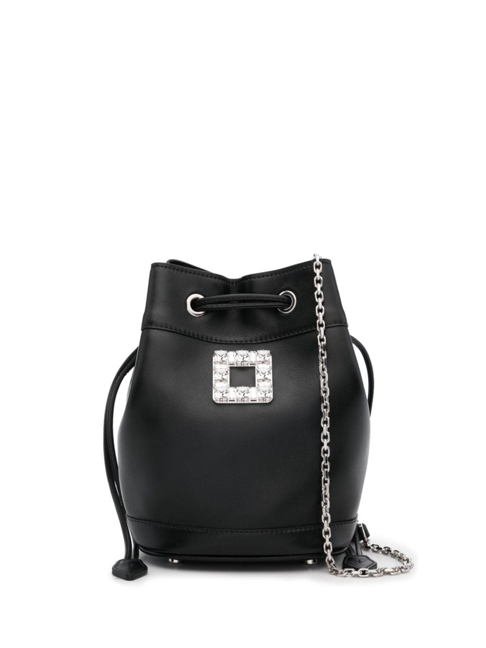 Roger Vivier ROGER VIVIER- Tres Vivier Leather Bucket Bag