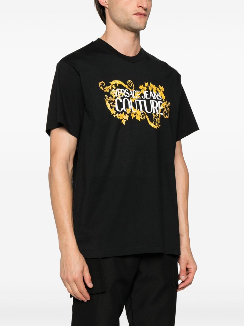 Versace Jeans Couture VERSACE JEANS COUTURE- Short Sleeve T-shirt With Print