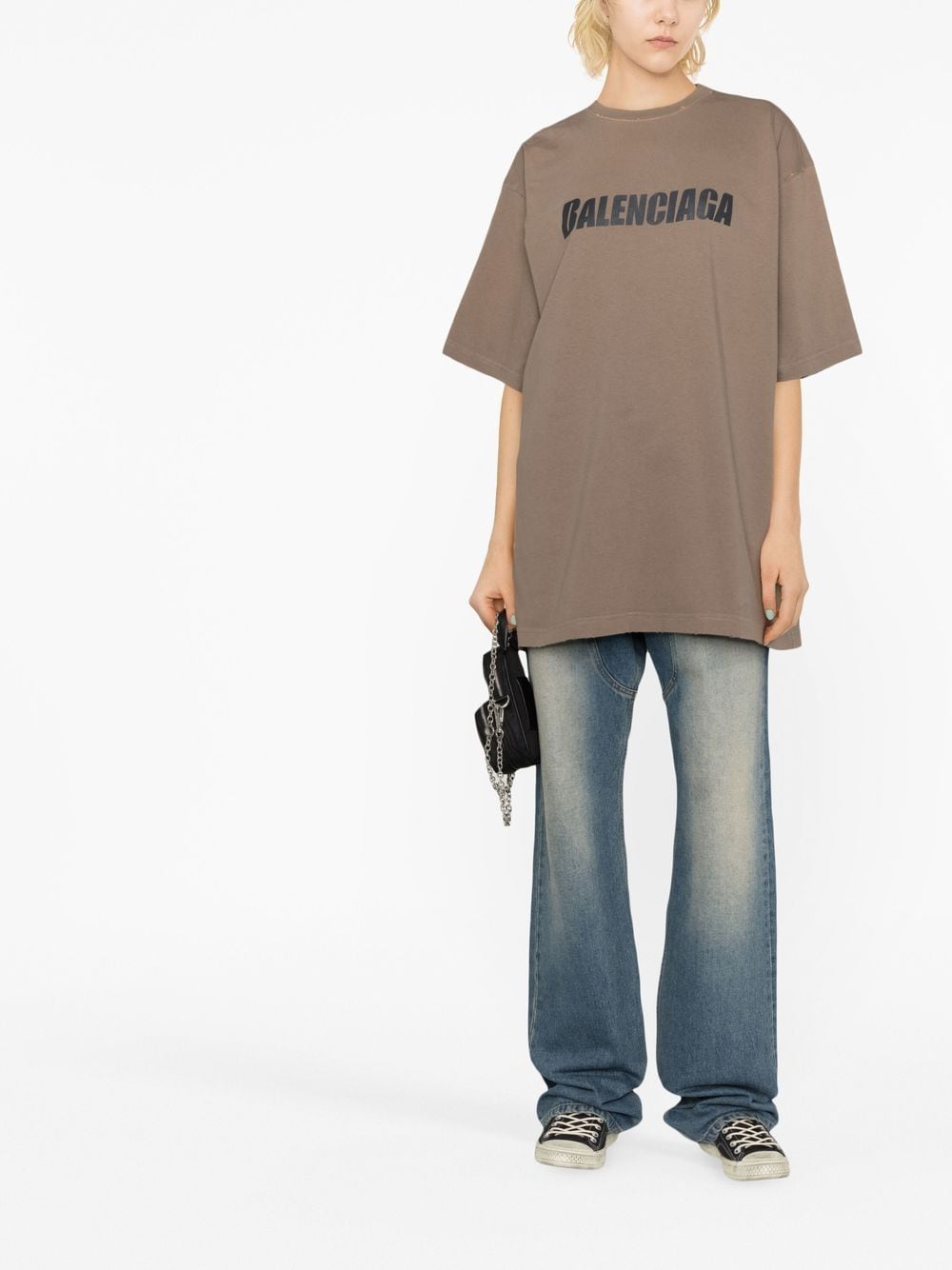 Balenciaga BALENCIAGA- Logo Cotton T-shirt