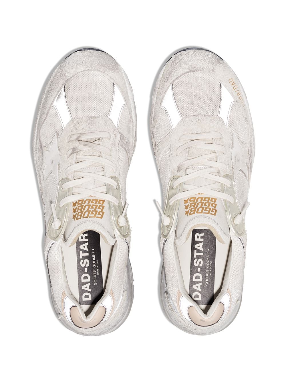 Golden Goose GOLDEN GOOSE- Dad-star Leather Sneakers