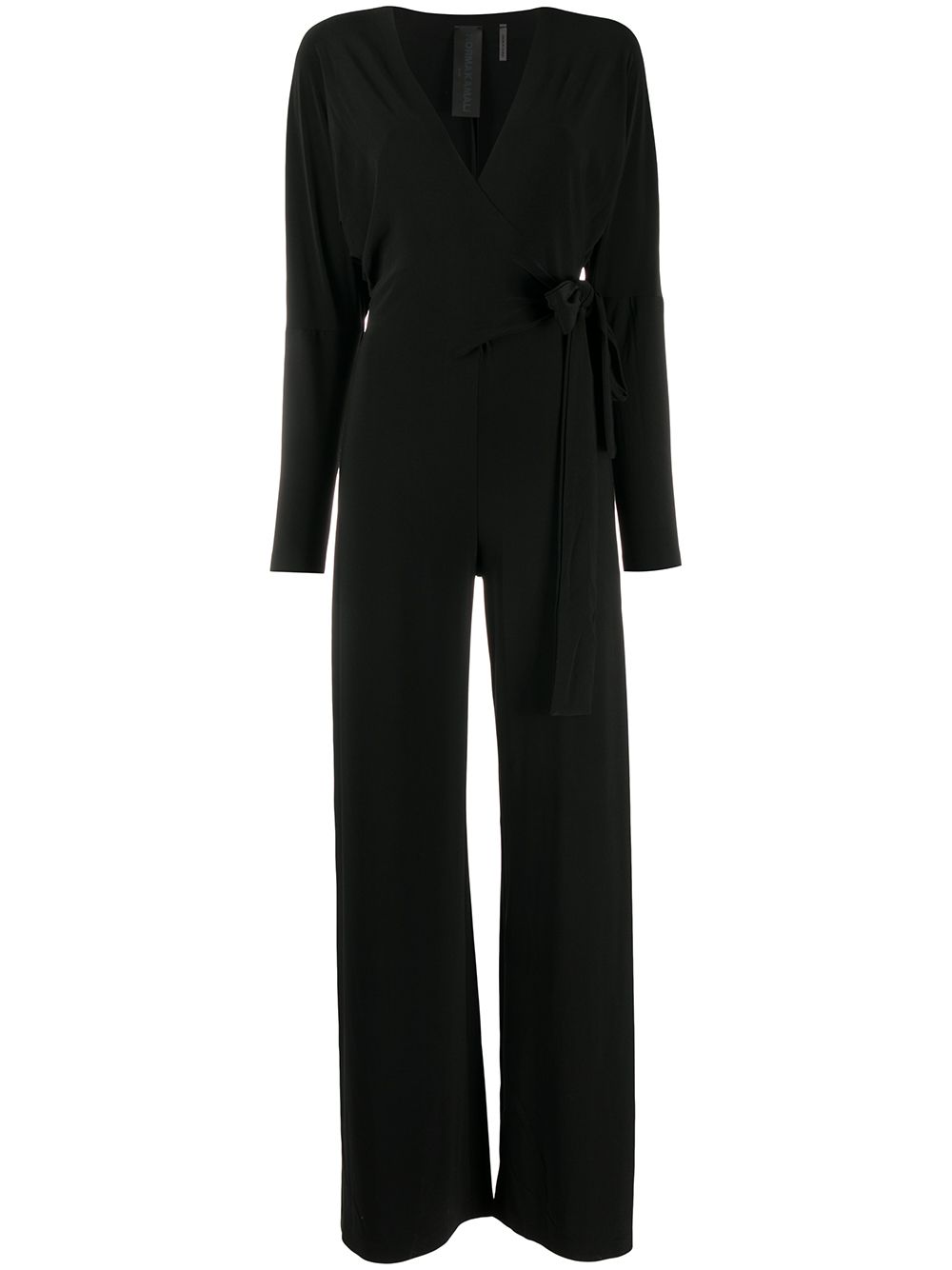 Norma Kamali NORMA KAMALI- V-necked Long Jumpsuit