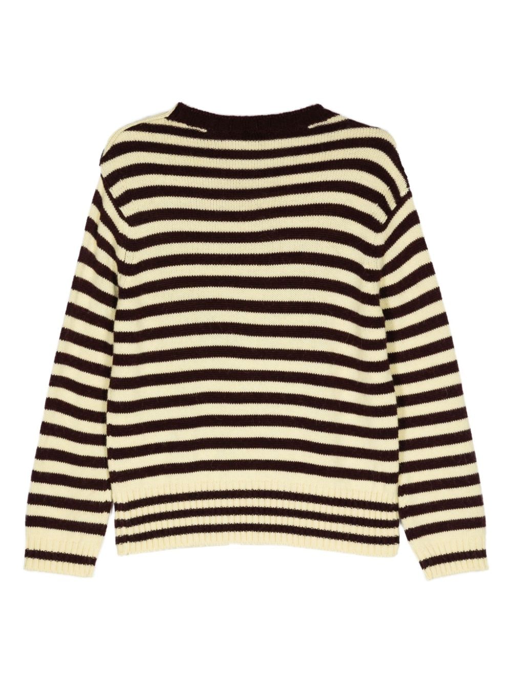 Alysi ALYSI- Wool Blend Striped Sweater