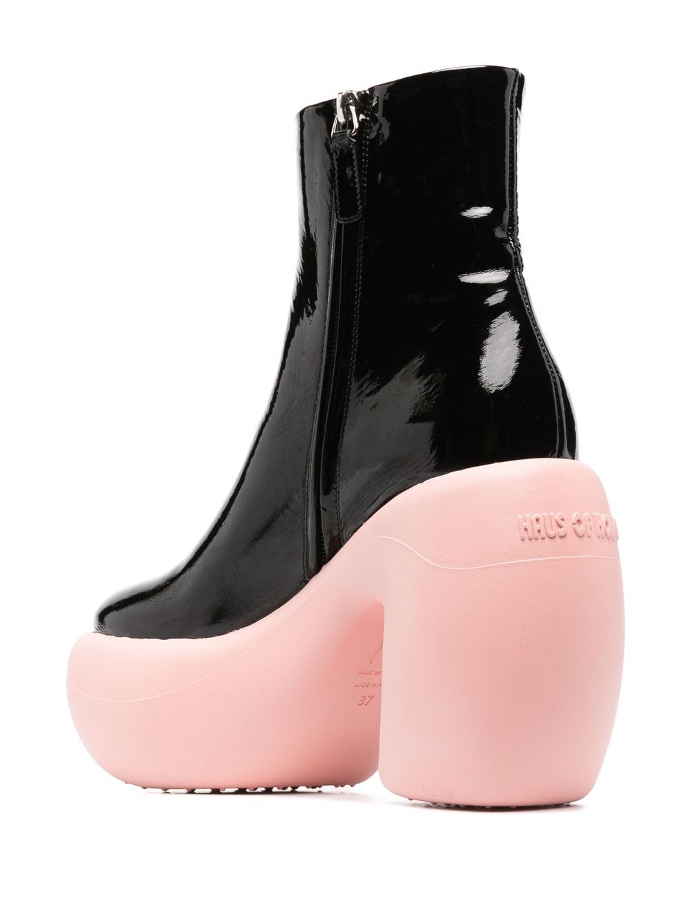 Haus Of Honey HAUS OF HONEY- Leather Platform Ankle Boots