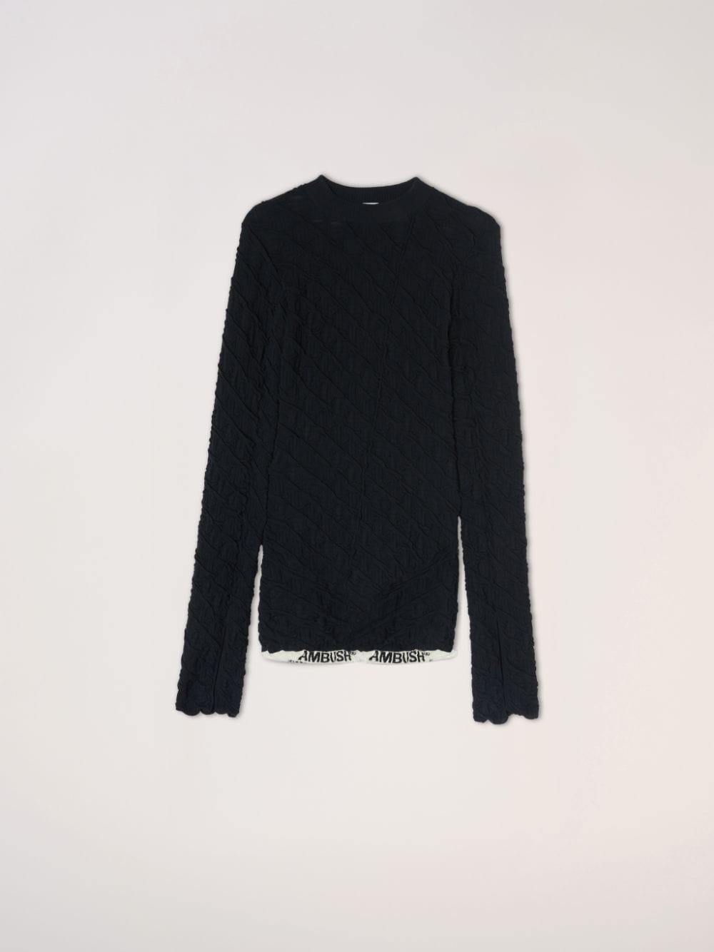 AMBUSH AMBUSH- Monogram High-neck Sweater