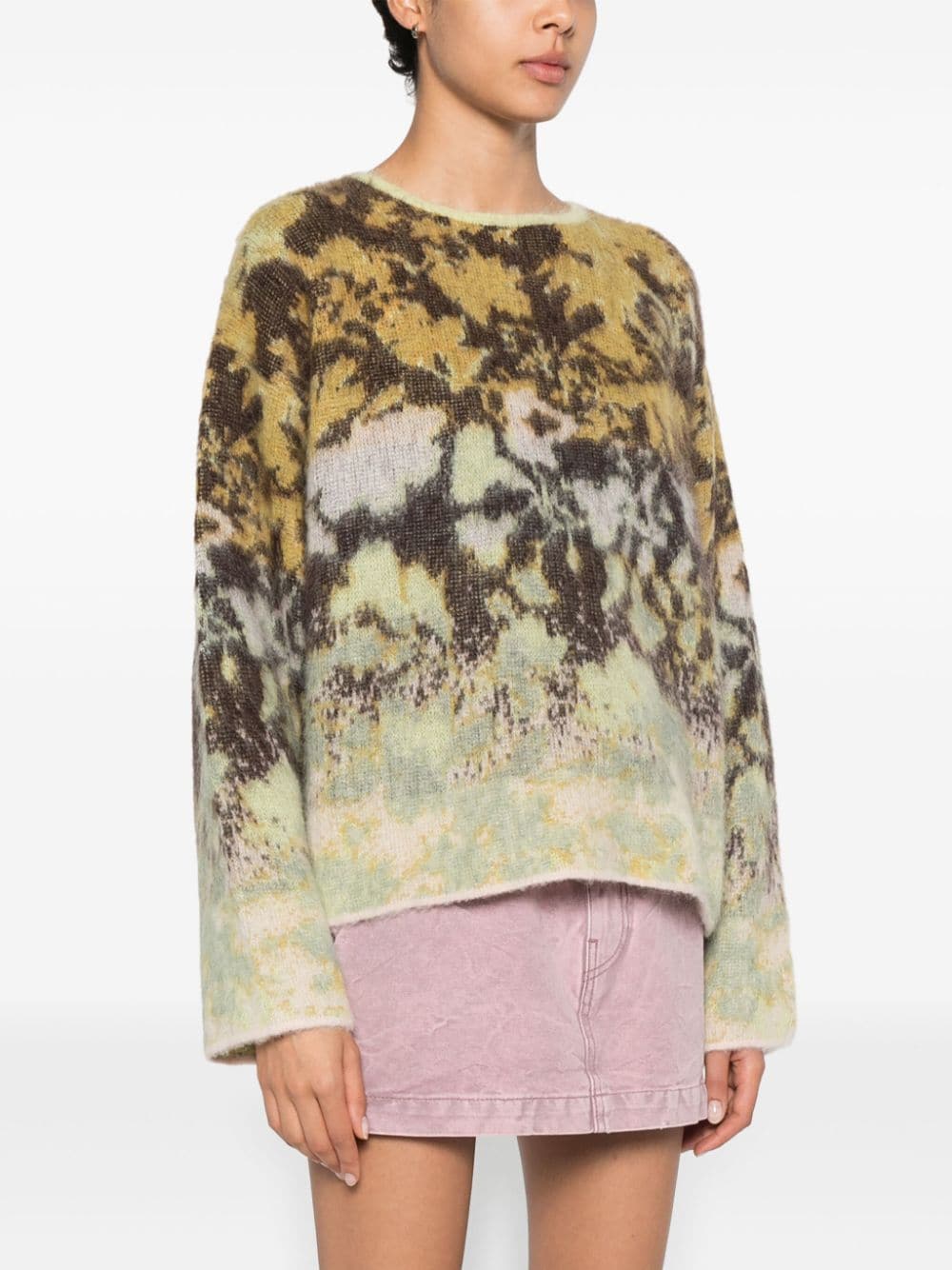 Forte Forte FORTE FORTE- Bloom Mist Wool Blend Sweater