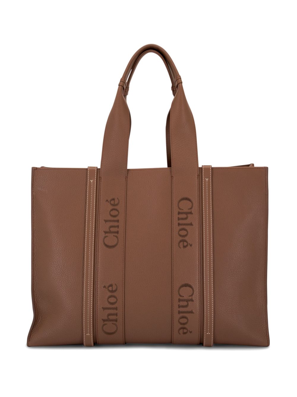 Chloé CHLOÉ- Woody Large Leather Tote