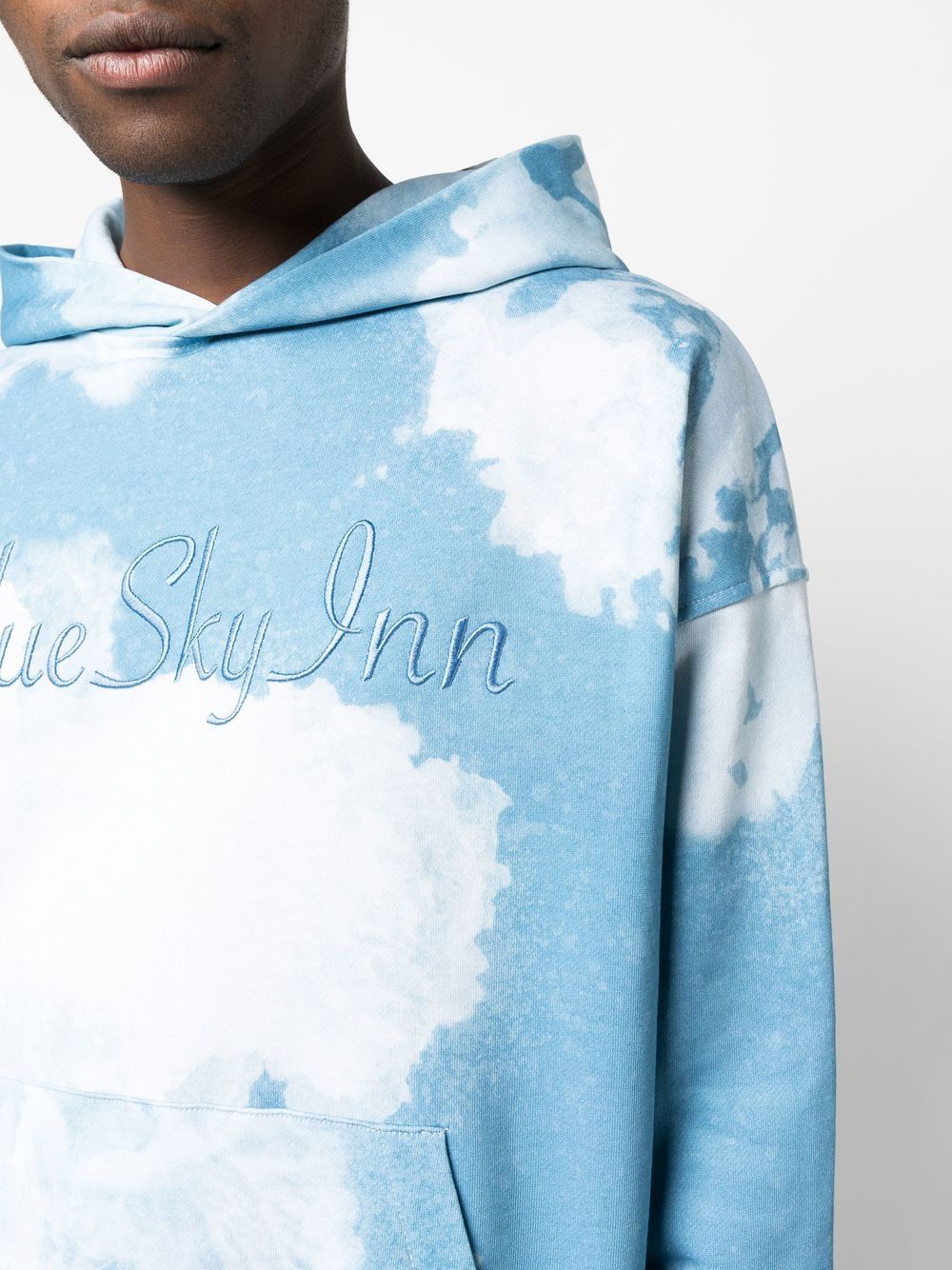 BLUE SKY INN BLUE SKY INN- Printed Cotton Hoodie