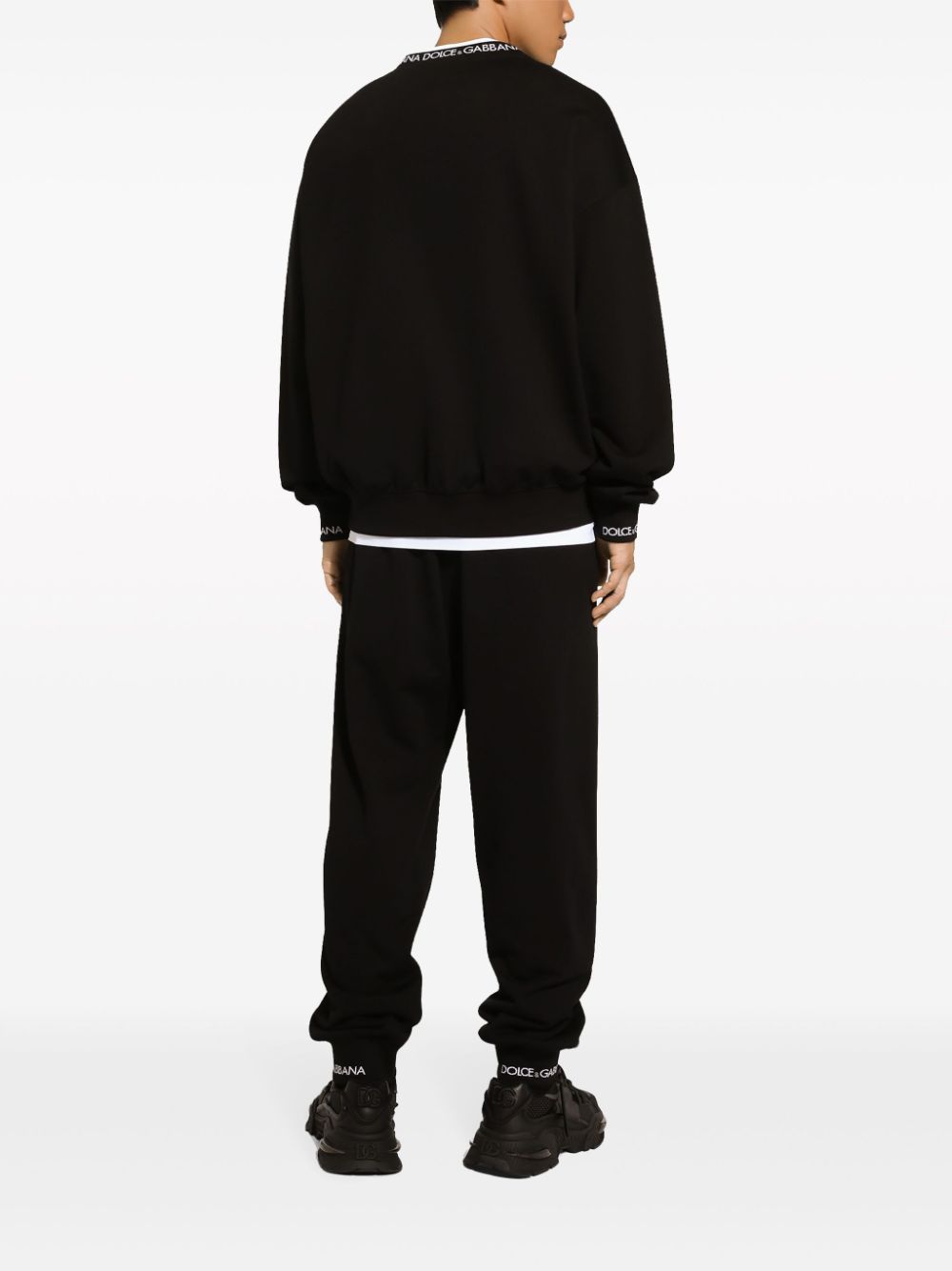 Dolce & Gabbana DOLCE & GABBANA- Logo Cotton Sweatpants