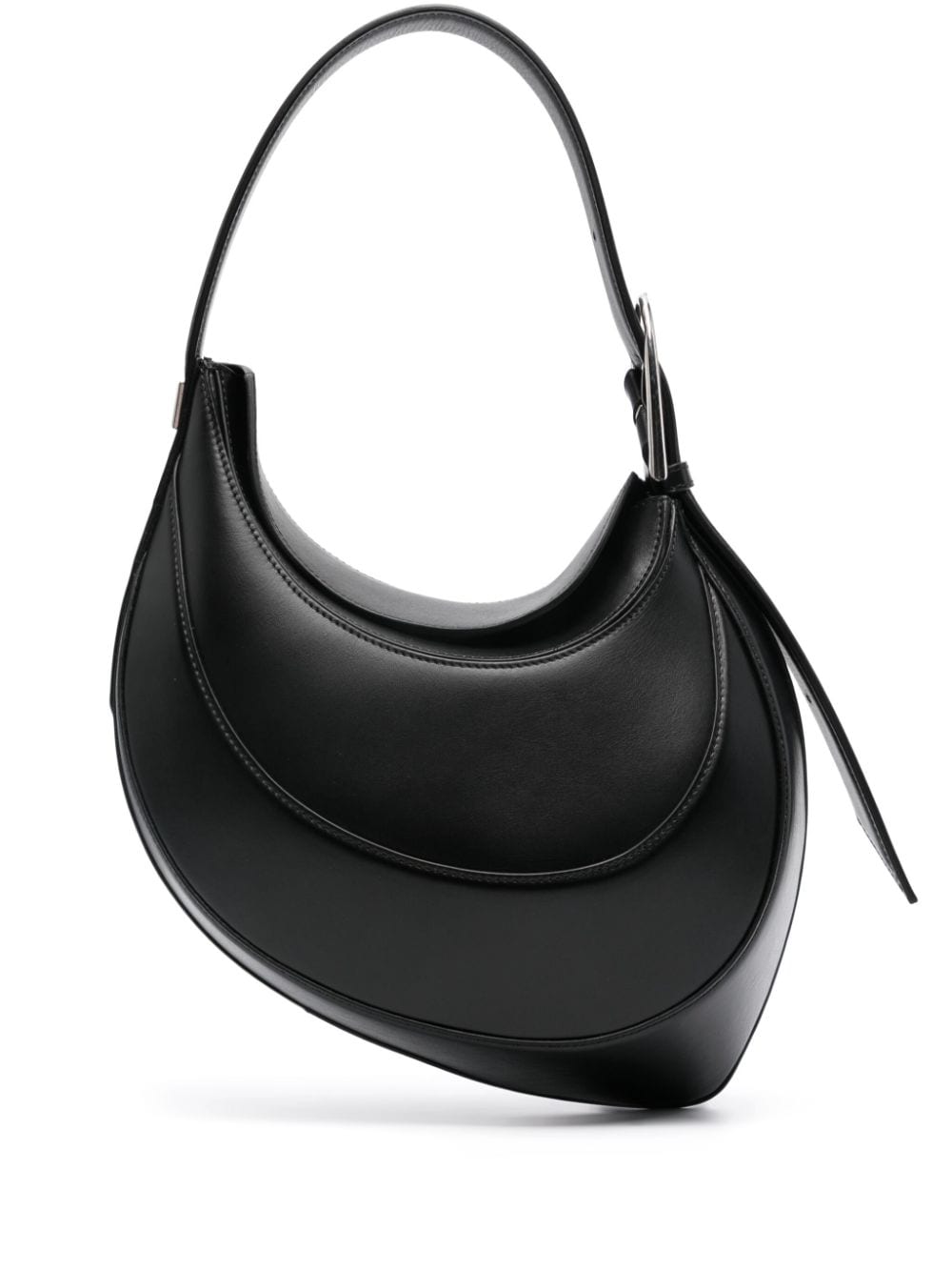 Mugler MUGLER- Spiral Curve 02 Leather Shoulder Bag