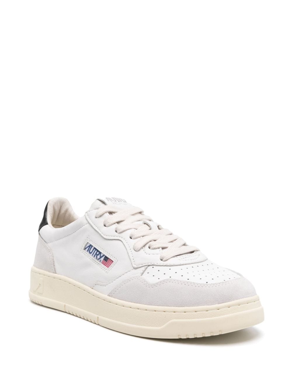 AUTRY AUTRY- Medalist Low Leather And Suede Sneakers