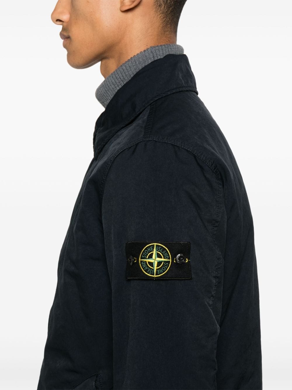 Stone Island STONE ISLAND- Jacket With Side Closure