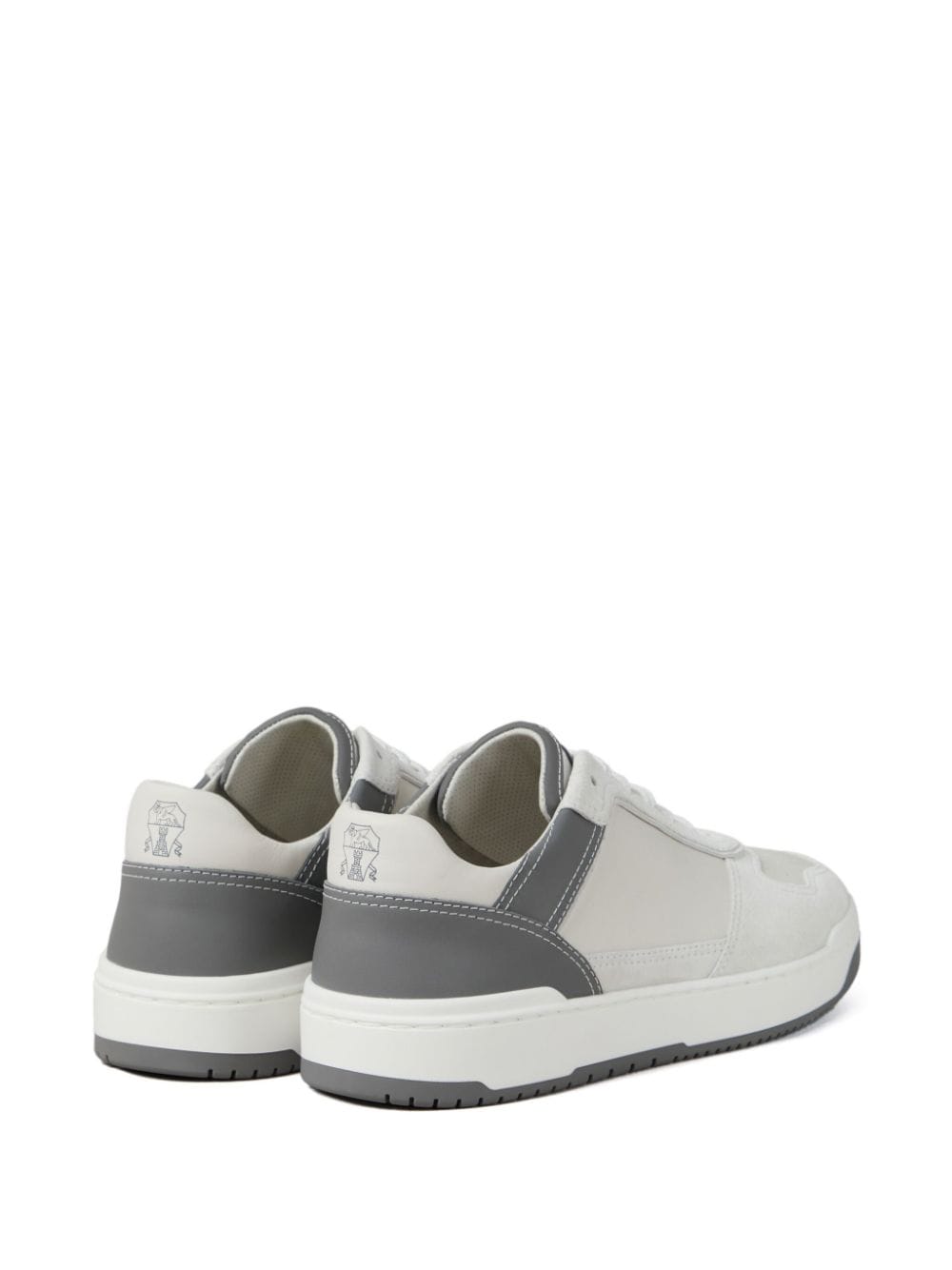 Brunello Cucinelli BRUNELLO CUCINELLI- Suede And Leather Basket Sneakers