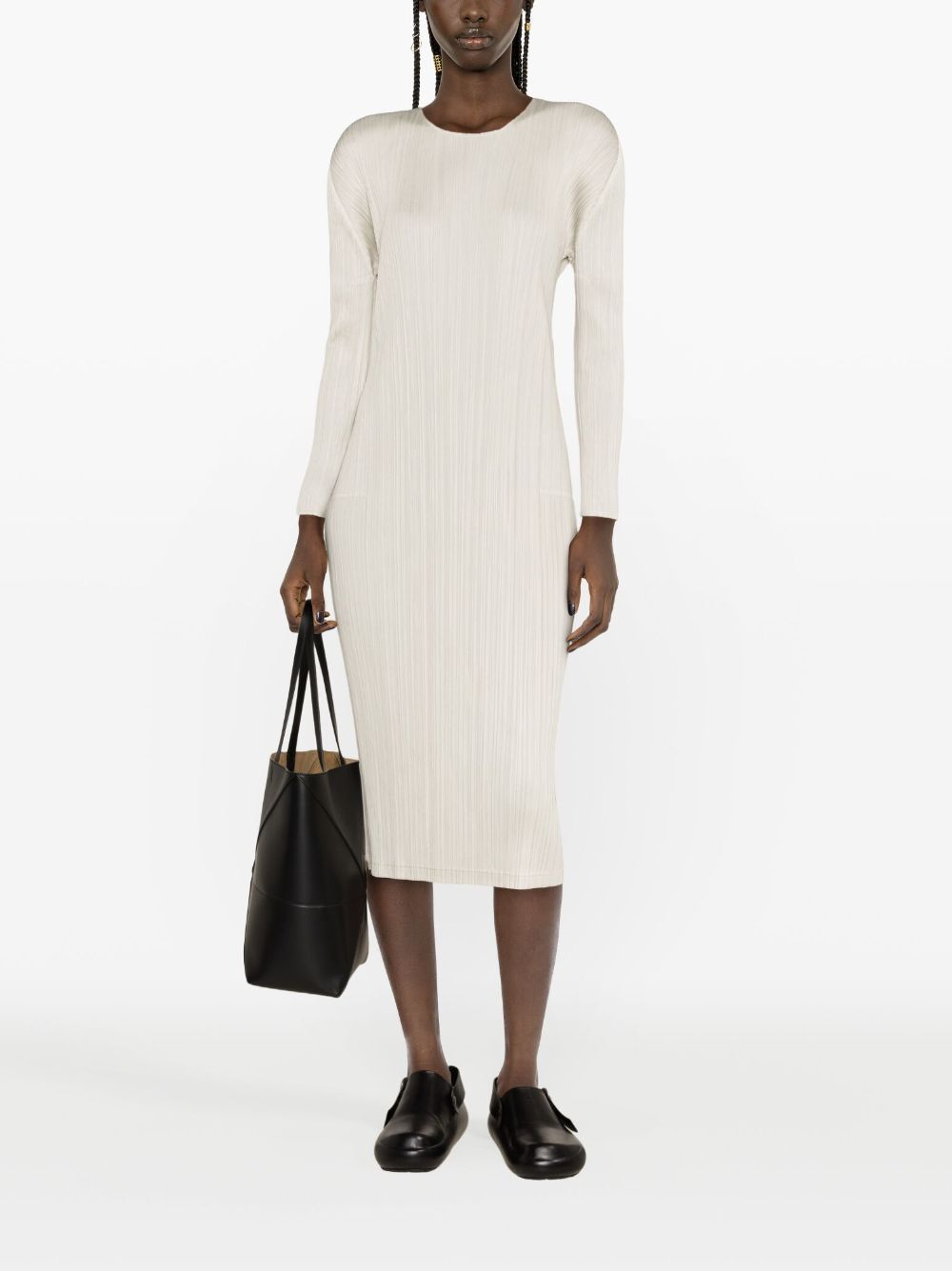 Pleats Please Issey Miyake PLEATS PLEASE ISSEY MIYAKE- Pleated Midi Dress