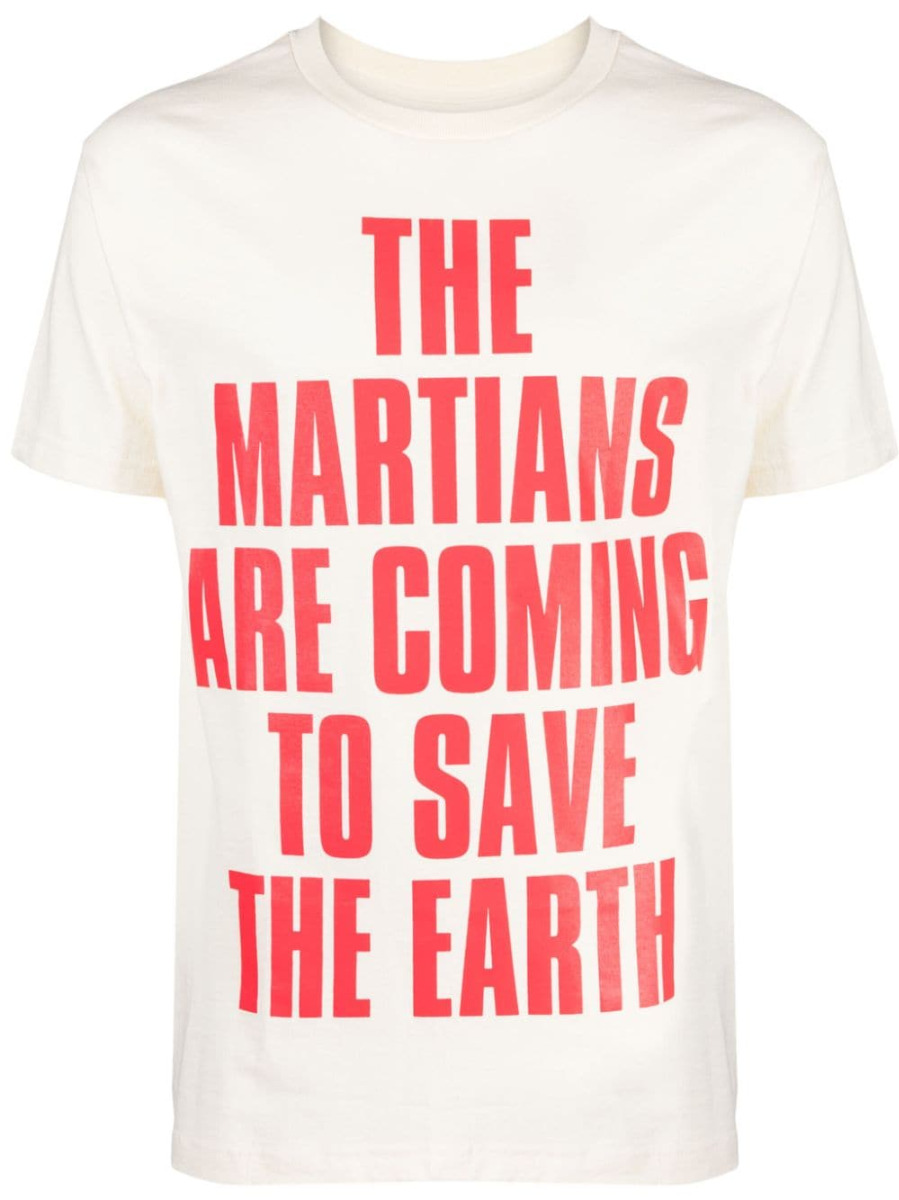 Pleasures PLEASURES- Martians Cotton T-shirt