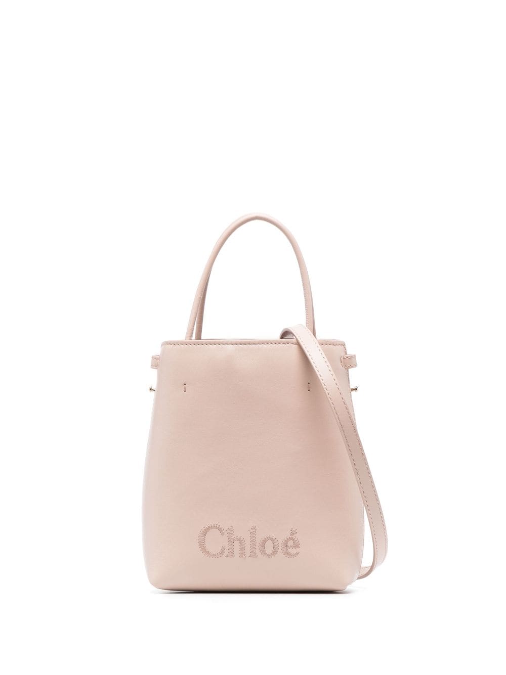 Chloé CHLOÉ- Chloé Sense Micro Leather Bucket Bag