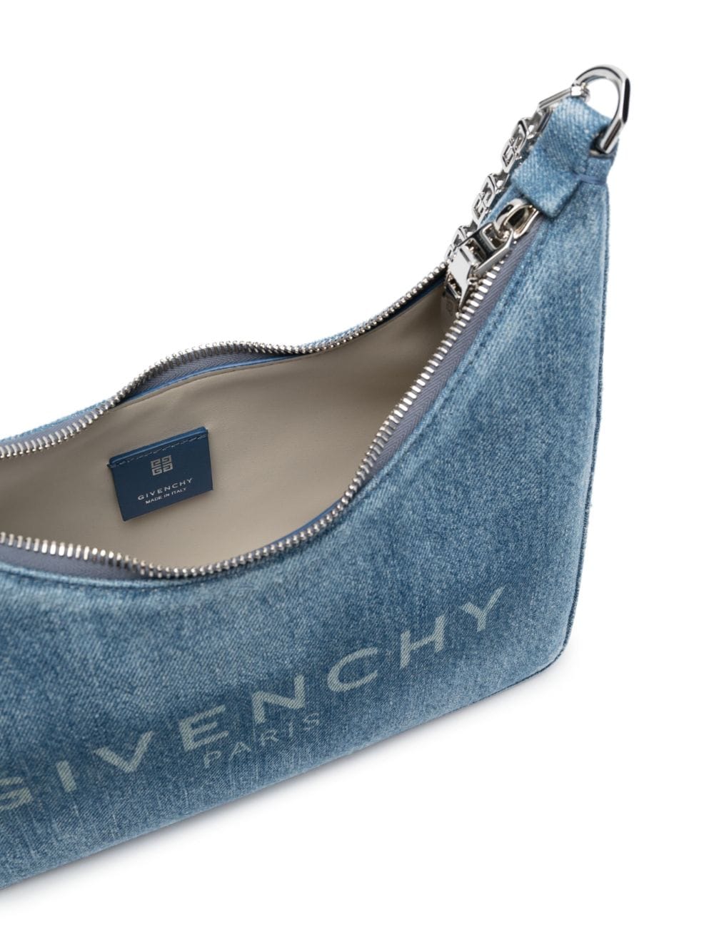 Givenchy GIVENCHY- Moon Cut Out Small Denim Shoulder Bag