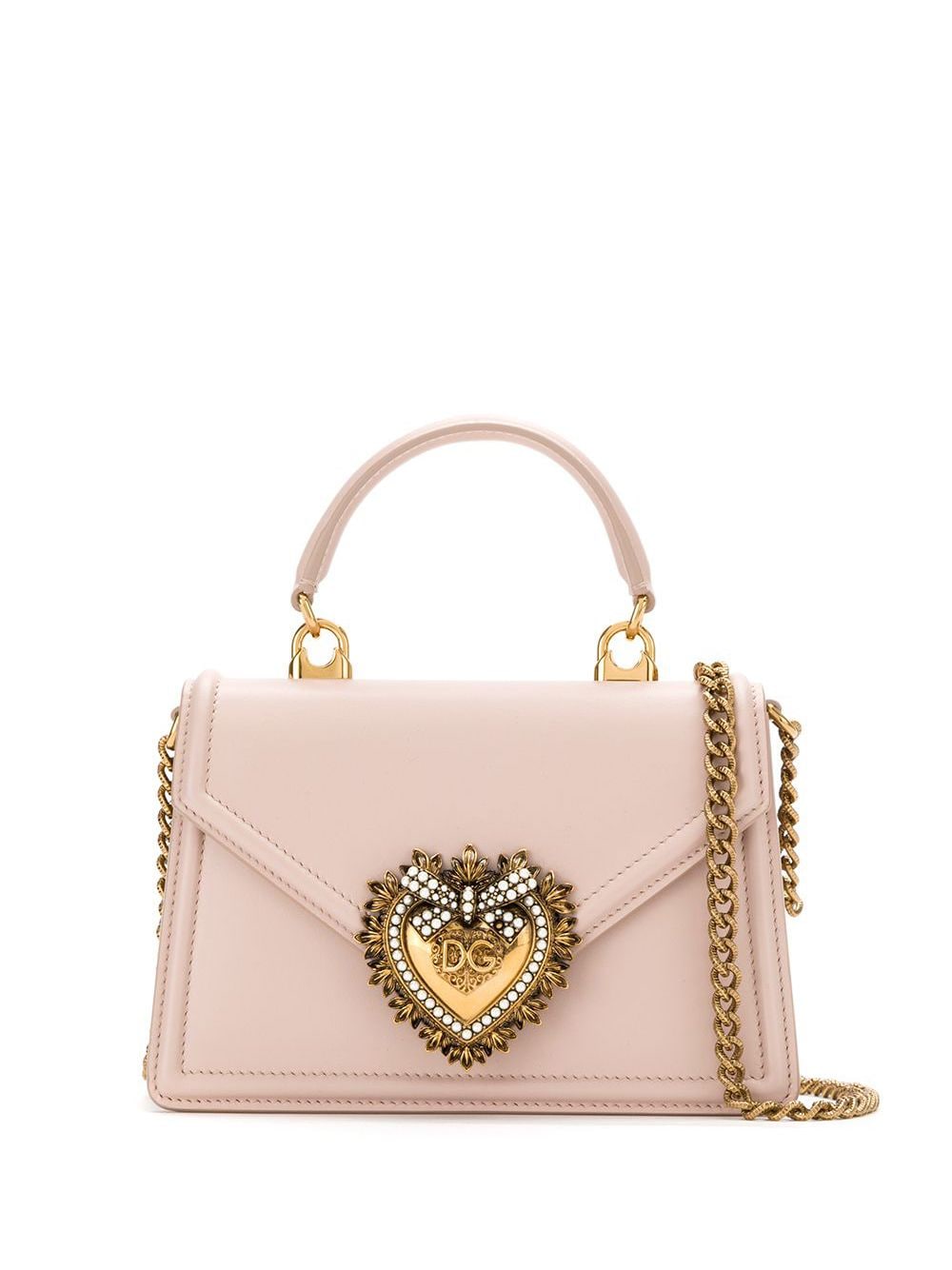 Dolce & Gabbana DOLCE & GABBANA- Devotion Small Leather Handbag