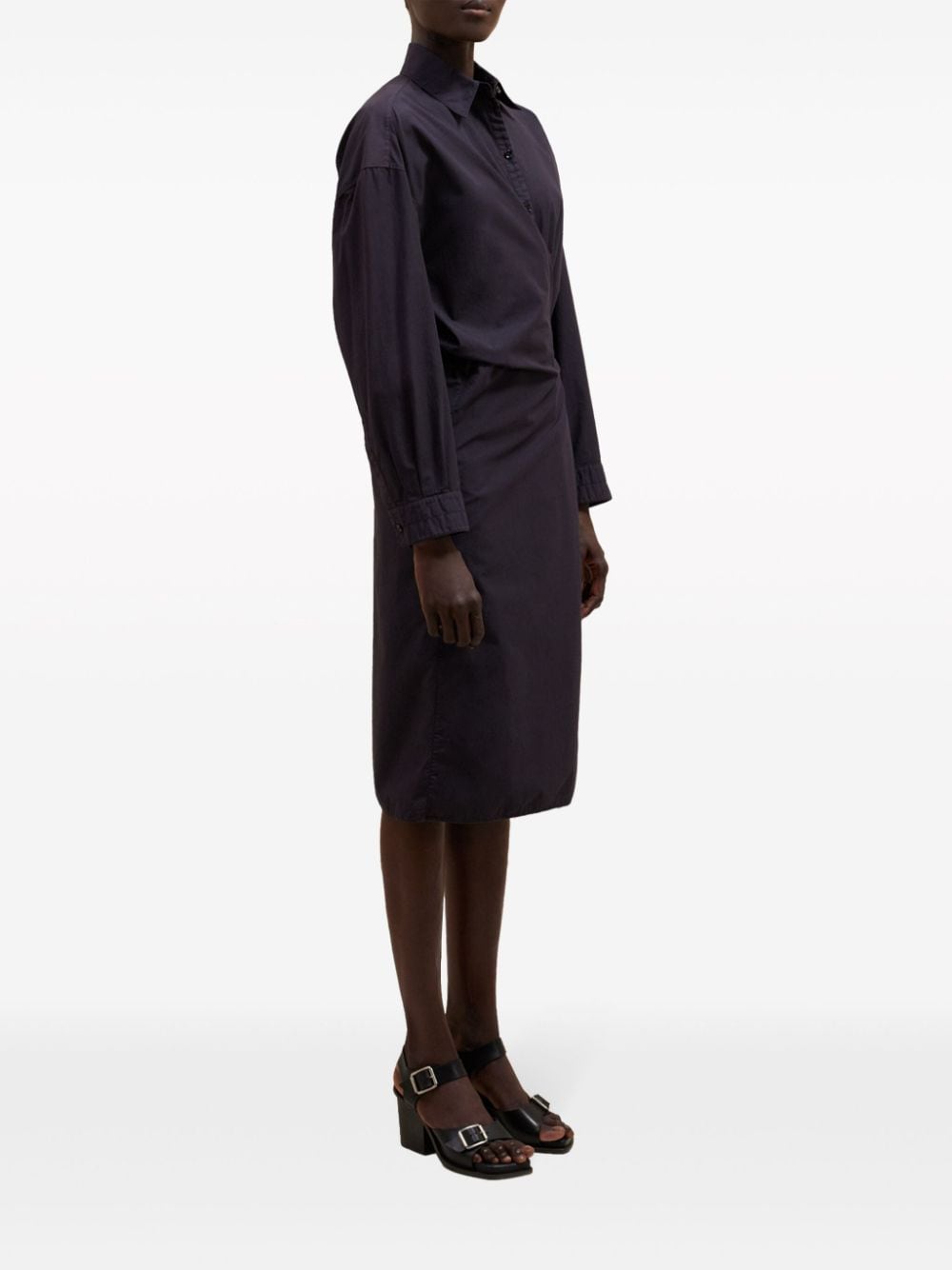 Lemaire LEMAIRE- Cotton Midi Shirt Dress