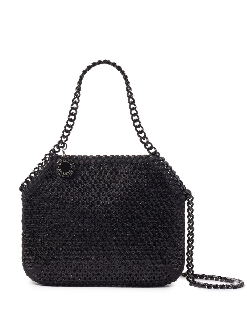 Stella McCartney STELLA MCCARTNEY- Falabella Crystal Mesh Mini Tote Bag