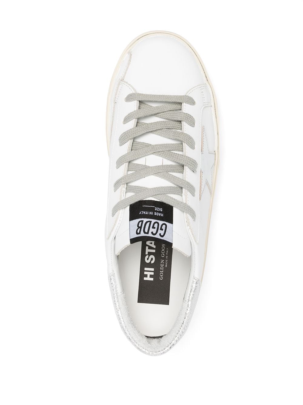 Golden Goose GOLDEN GOOSE- Hi Star Leather Sneakers