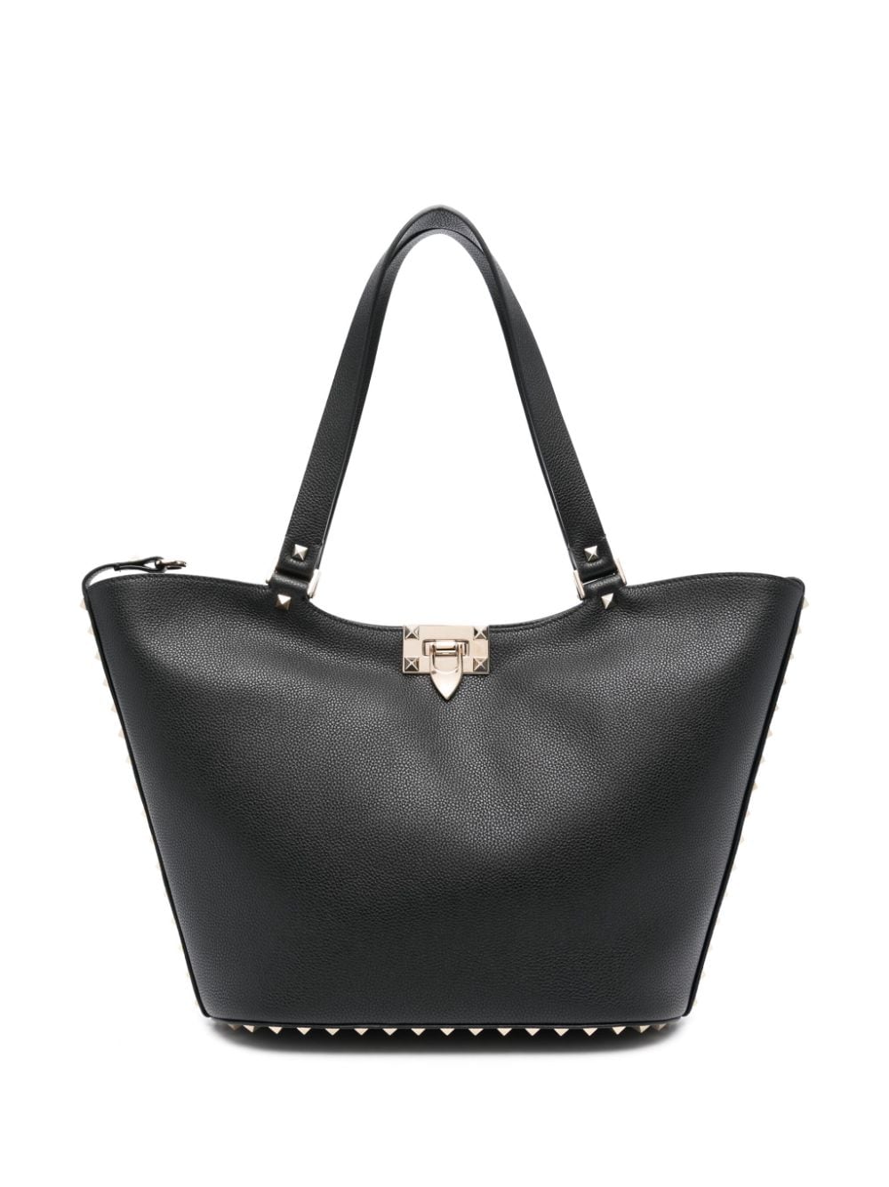 VALENTINO GARAVANI VALENTINO GARAVANI- Rockstud Small Leather Tote Bag