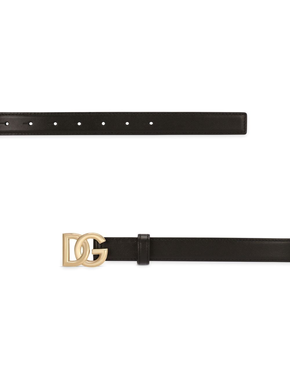 Dolce & Gabbana DOLCE & GABBANA- Dg Logo Leather Belt