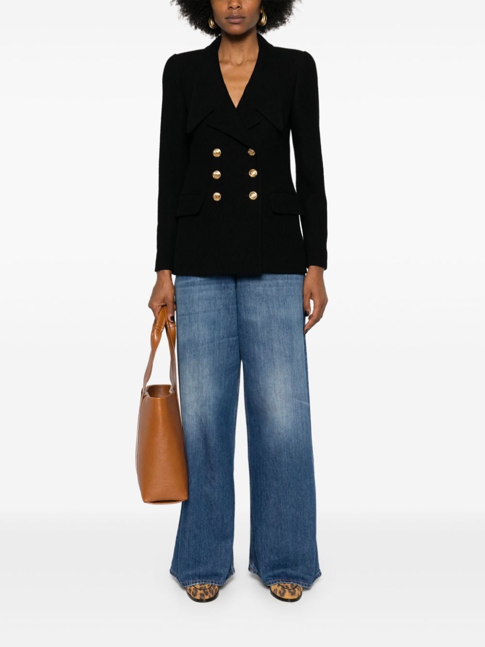 Chloé CHLOÉ- Wool Double-breasted Blazer Jacket