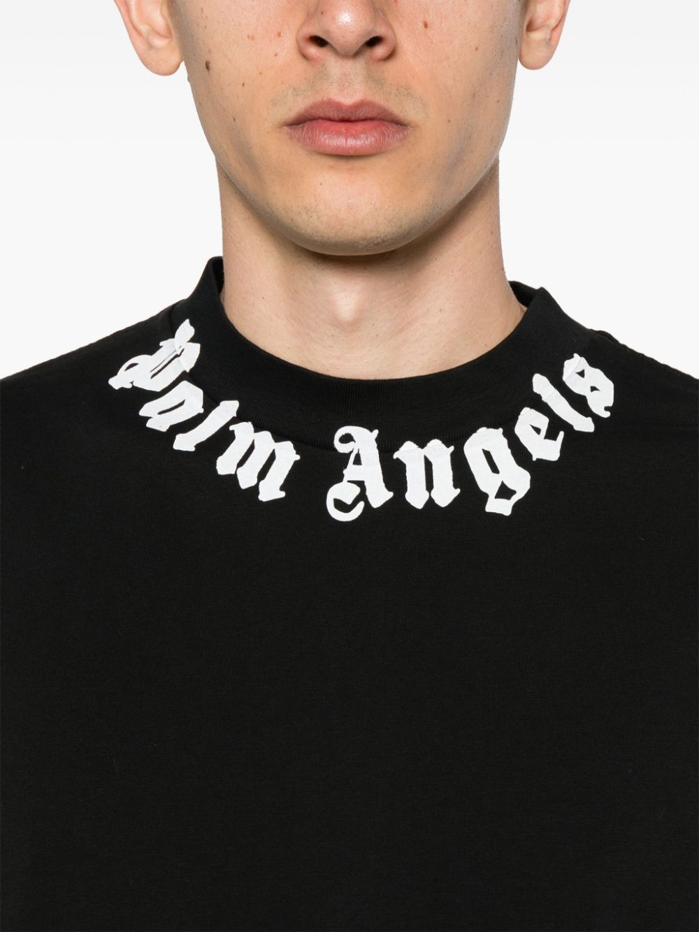 PALM ANGELS PALM ANGELS- Logo Cotton T-shirt