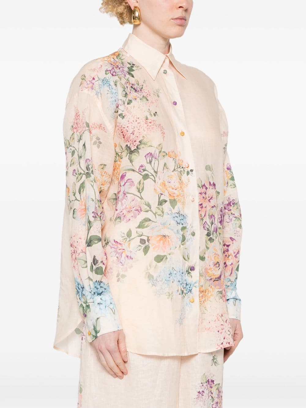 Zimmermann ZIMMERMANN- Floral Print Relaxed Shirt