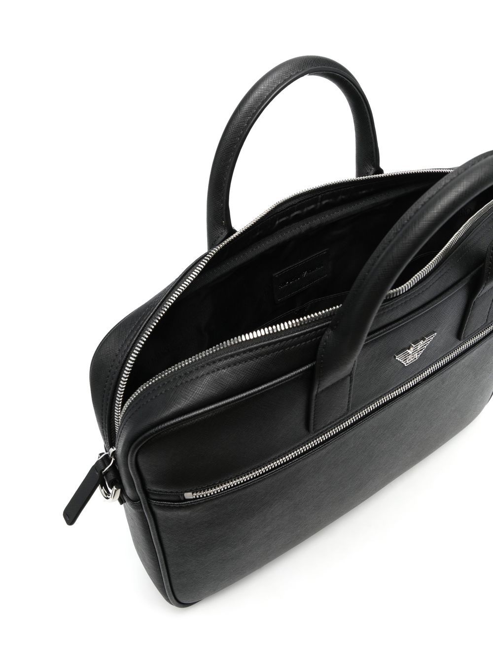 Emporio Armani EMPORIO ARMANI- Leather Briefcase