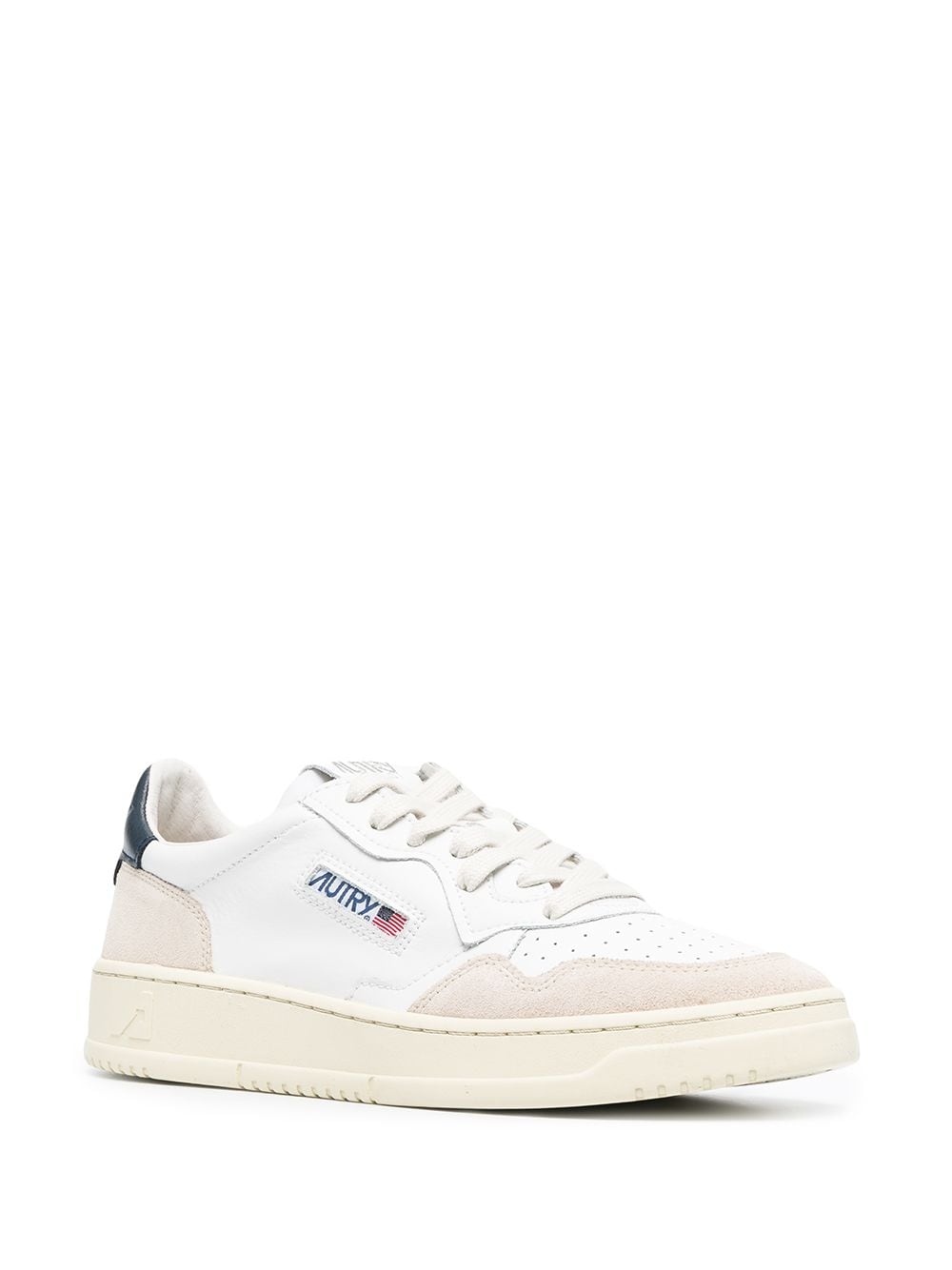 AUTRY AUTRY- Medalist Low Leather And Suede Sneakers