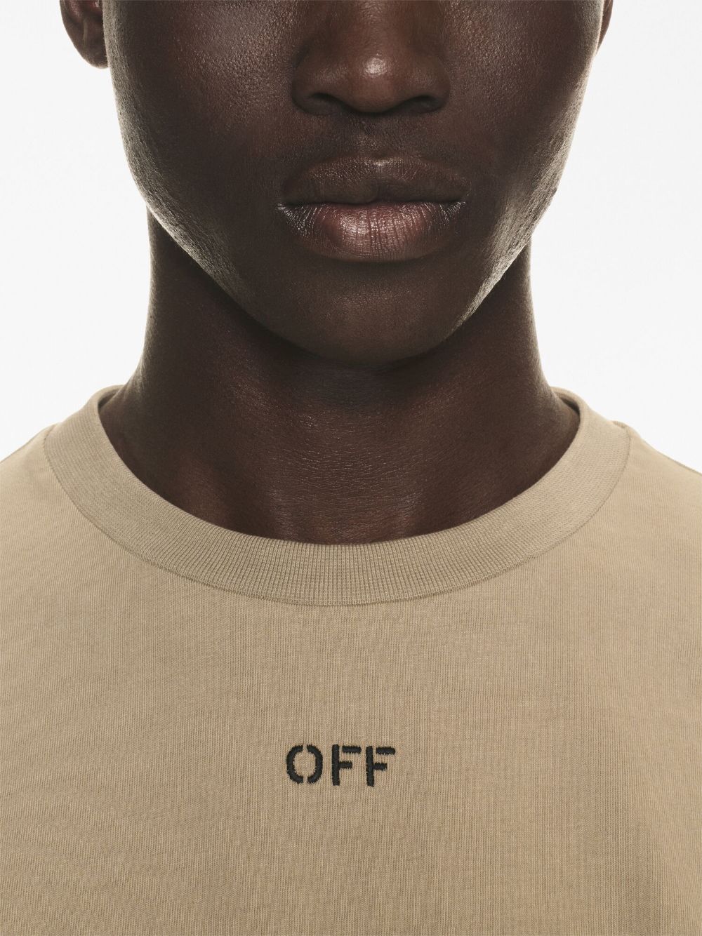 OFF-WHITE OFF-WHITE- Cotton T-shirt With Logo