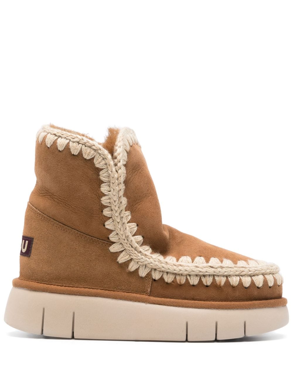 Mou MOU- Eskimo 18 Bounce Suede Ankle Boots