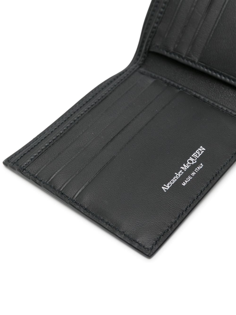 Alexander McQueen ALEXANDER MCQUEEN- Logo Leather Wallet